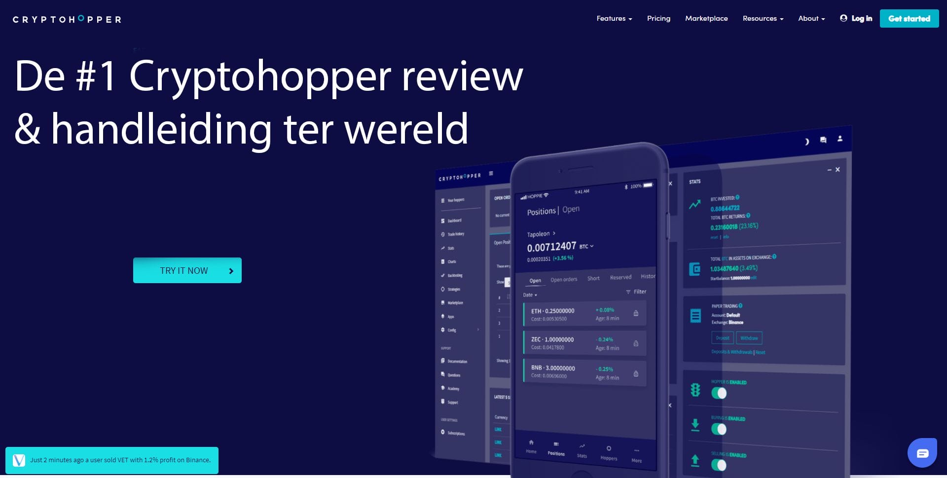 Cryptohopper – Ultieme review en handleiding - Crypto Kopen