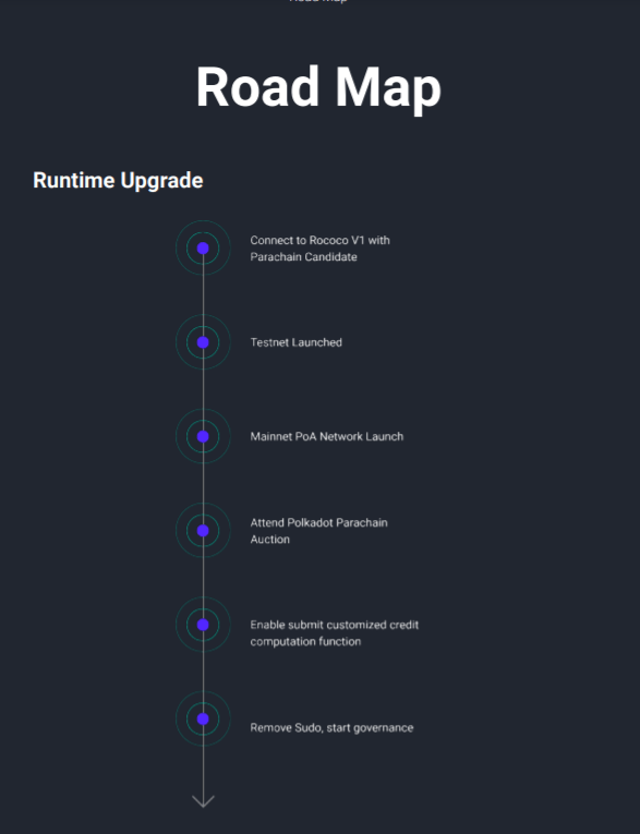 Roadmap runtime upgrade
