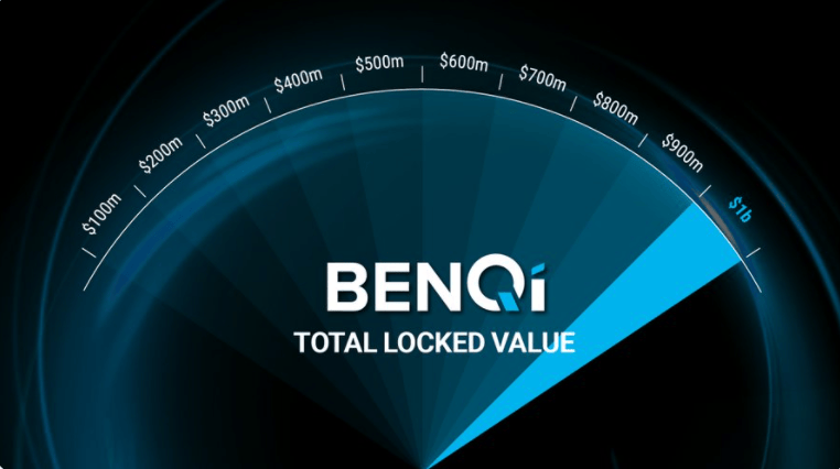 Total locked value Benqi 